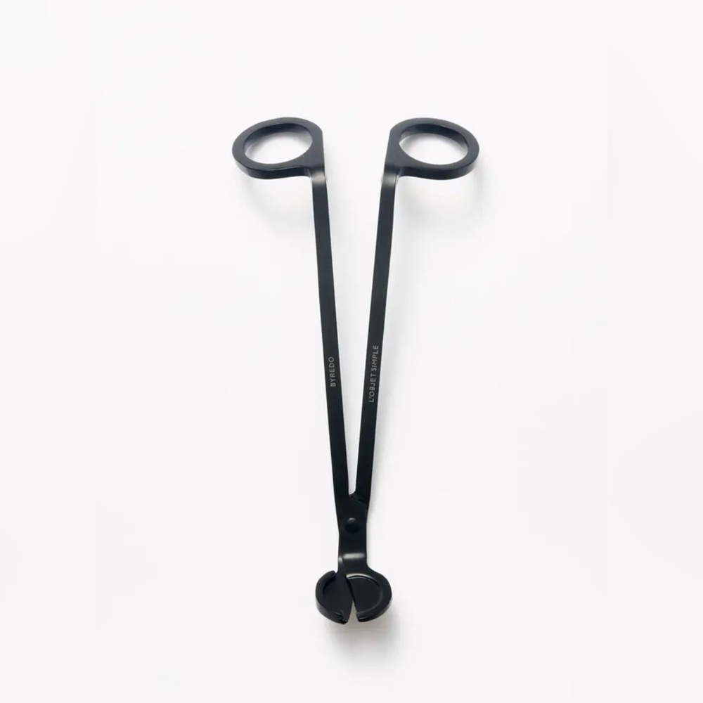 BYREDO black  Candle Wick Trimmer with Finger Ring Handles
